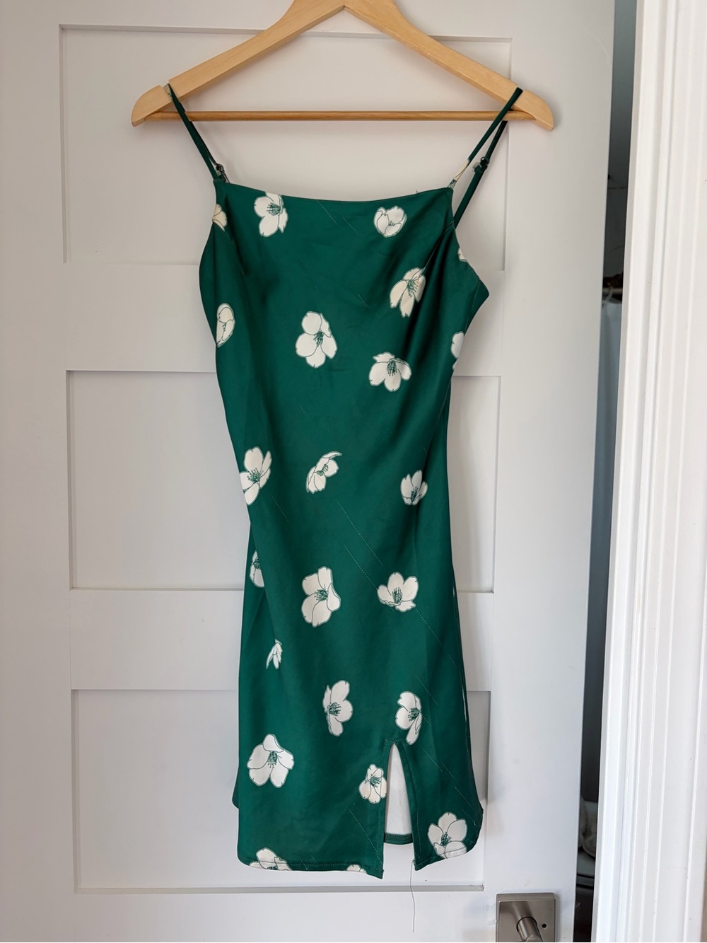 Princess Polly Emerald Green Floral Slip Dress